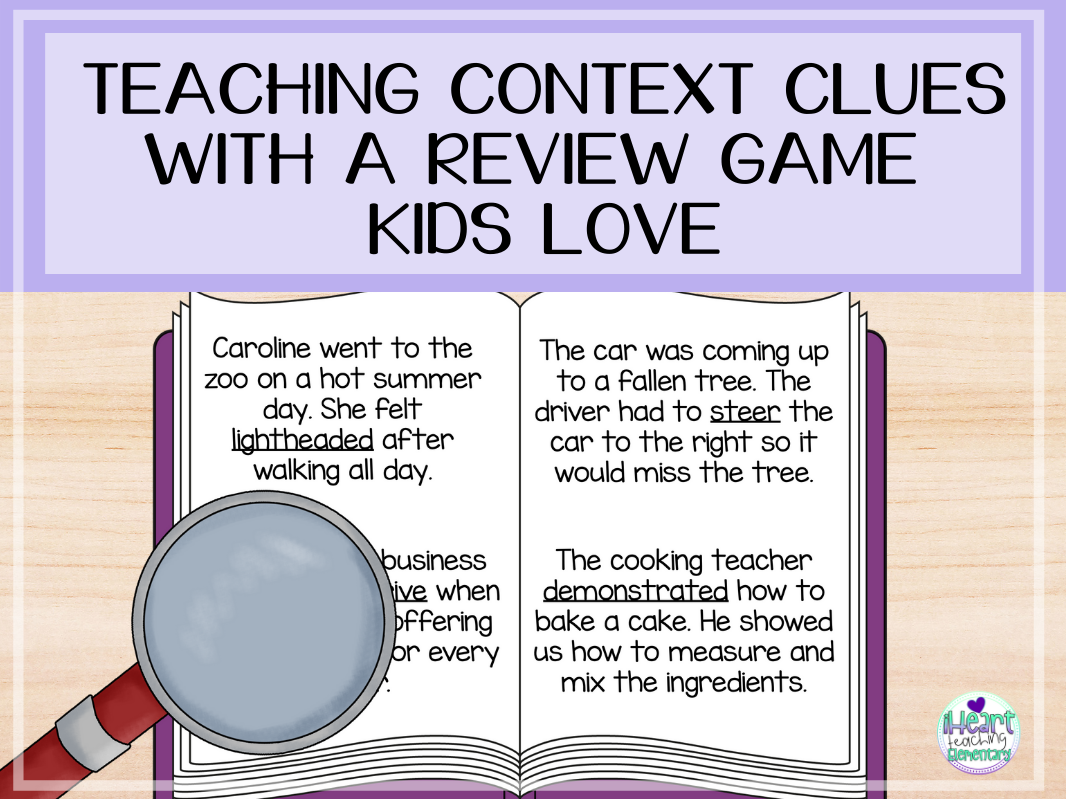 You are currently viewing Teaching Context Clues With A Review Game That Kids Love