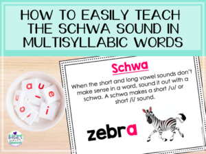 Read more about the article How to Easily Teach The Schwa Sound in Words
