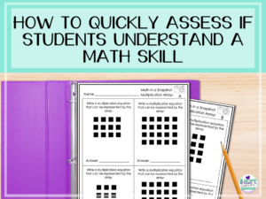 Read more about the article How to Quickly Assess if Students Understand a Math Skill