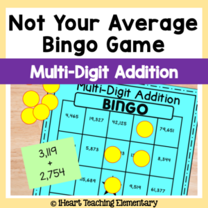 Multi-Digit Addition Bingo Game 4 and 5-Digit Numbers