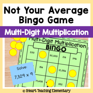 Multi-Digit Multiplication – Bingo Game