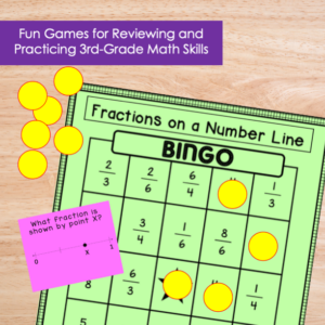 3rd Grade Math Review Games – Bingo Bundle