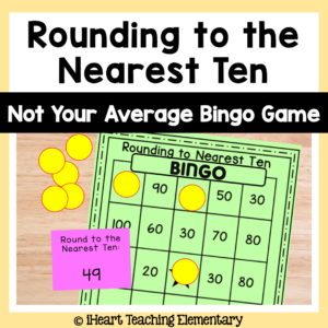 Rounding to the Nearest 10 Bingo Game