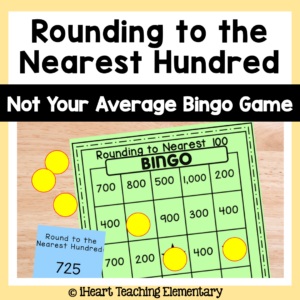 Rounding to the Nearest 100 Bingo Game