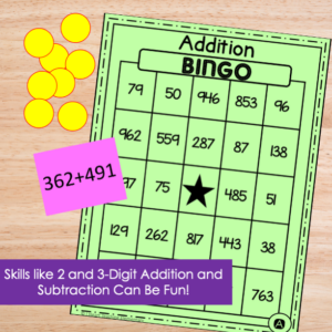 3rd Grade Math Review Games - Bingo Bundle