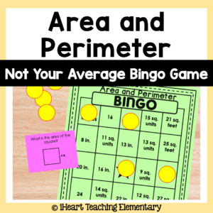 Area and Perimeter Bingo Game