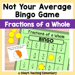 Identifying Fractions of a Whole Bingo Game